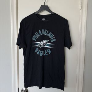 PHILADELPHIA EAGLES '47 Brand Black T-Shirt Size‎ Large